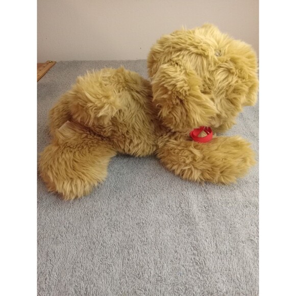 Eden Marc Brown Arthur Puppy Dog Plush Pal 12" Brown tan Red Collar 1996 Vintage - Picture 3 of 6